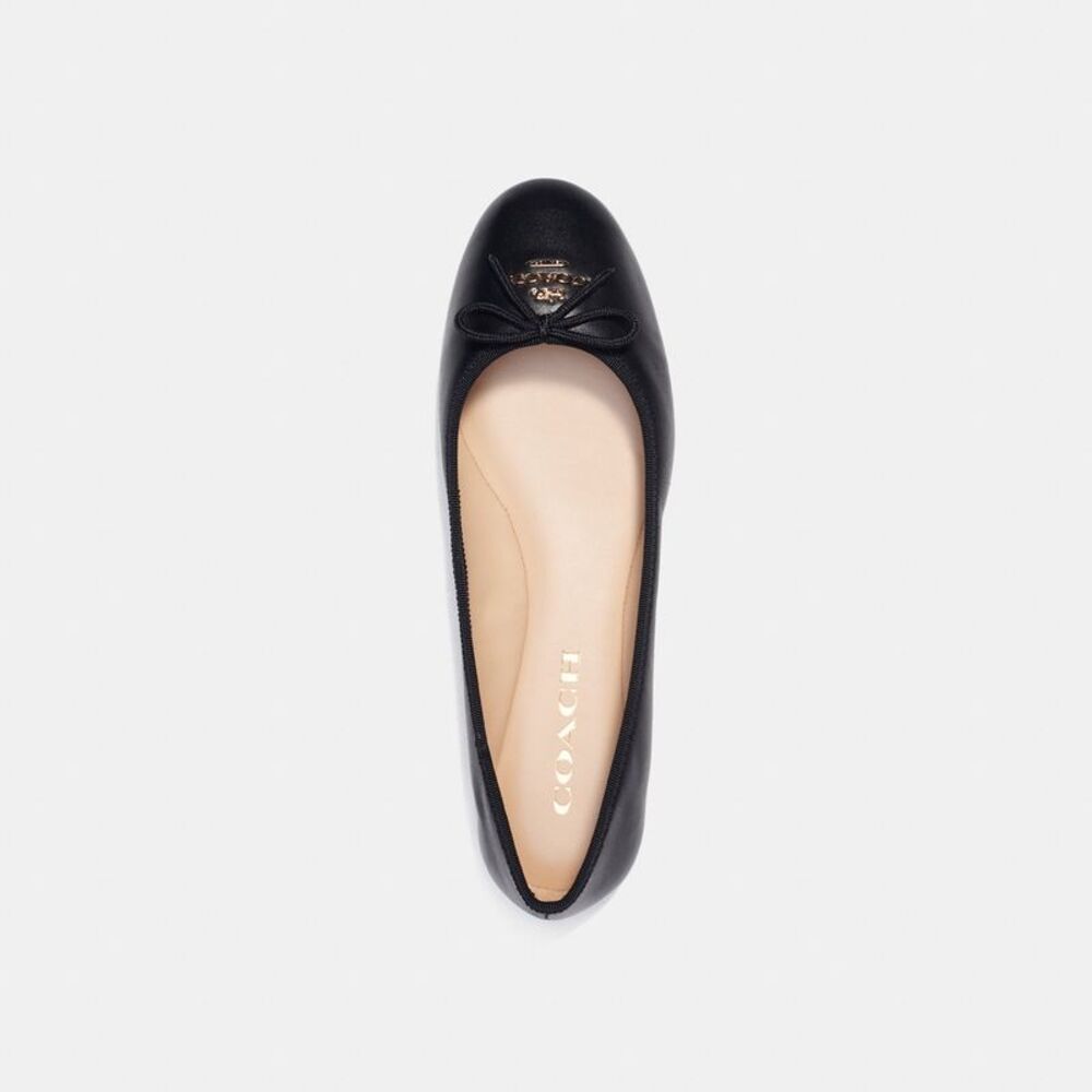 Coach Black Ballet Flats - Picture 3 of 6